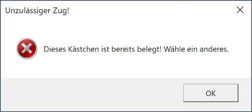 Anzeigen eines Fehlers mit einer MessageBox