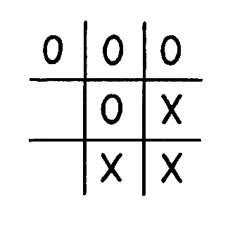 Bild eines Tic-Tac-Toe Spiels